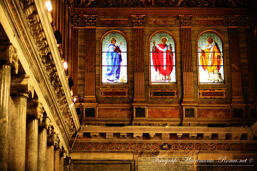 Basilica di Santa Maria in Trastevere - Roma - © Fotografo Matrimonio Roma .net